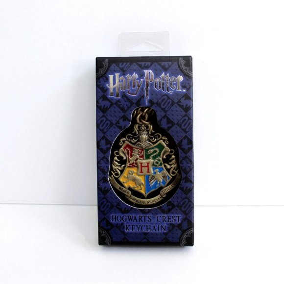 Harry Potter Hogwarts Crest Metal Keychain - Picture 1 of 2